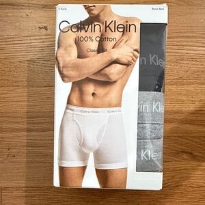 Calvin Klein Classic Boxer Briefs *4 Pack - White and Gray